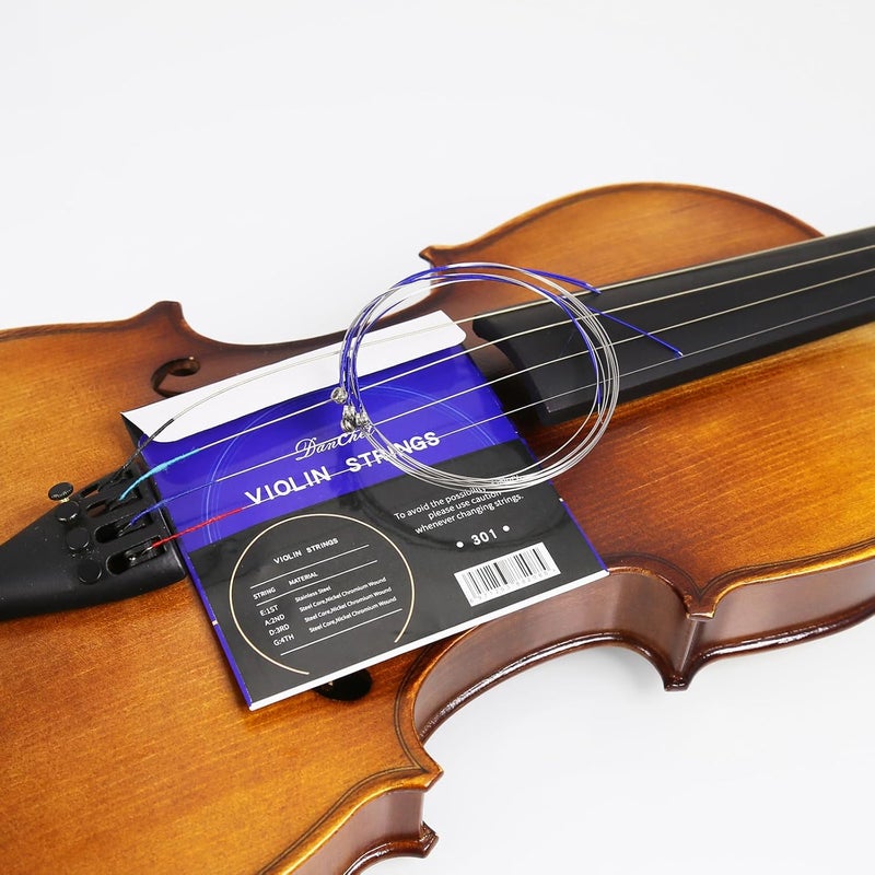 Danchet Violin Strings 4/4 A2. 4pcs Beginners Level, Ball End, Nickel Chromium Wound 301… - Image 5